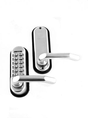 Satin Chrome Digital Door Lock with Handle HQ2029/1