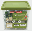 4.5 x 65 Timco C2 Countersunk Torx Deck Screw Organic Green (Tub of 1000)