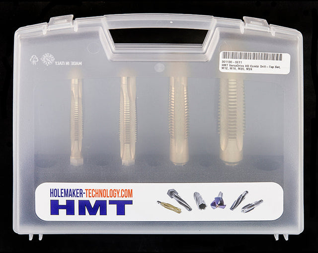 HMT VersaDrive 4 Piece Heavy Duty Impacta Drill Tap (M12, M16, M20 & M24) 301130-SET1