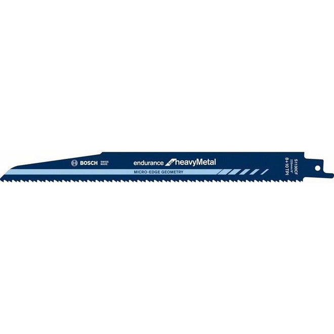 Bosch S1130CF 225mm Sabre Saw Blades heavy for metal (Pack of 5) P/No. 2 608 657 528