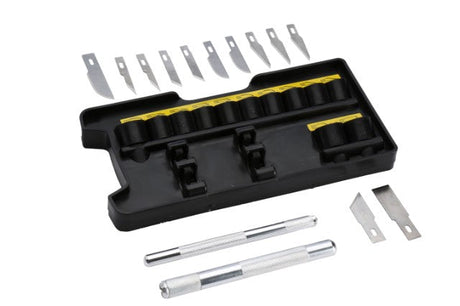 Stanley Hobby Knife Set In a Case with 12 Blades 073872