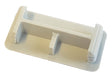 Grey Unistrut P3 Plastic End Caps 21mm x 41mm Shallow Channel