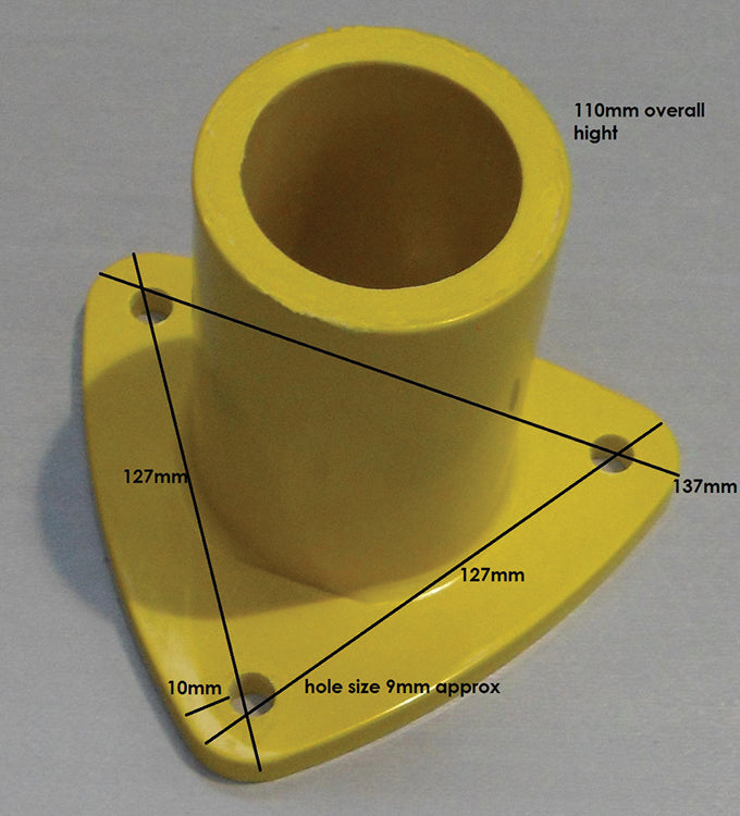 Yellow Triangular Base Foot (Single Piece) MHABF