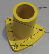 Yellow Triangular Base Foot (Single Piece) MHABF