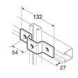 SB514 P4047 U Bracket, Unistrut compatible, galvanised