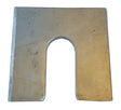 No1 50mm x 50mm x 1mm with a 14mm slot (Suits bolts up to M12) Metal Horseshoe Trouser Shim Stainless Steel A4