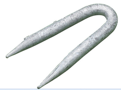 50mm Presser Points U Staples Galvanised 1kg bag
