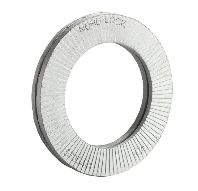 M24 25.3 x 39 x 3.4mm Nord-lock Steel Washer, Delta Protekt® coating NL24STEEL