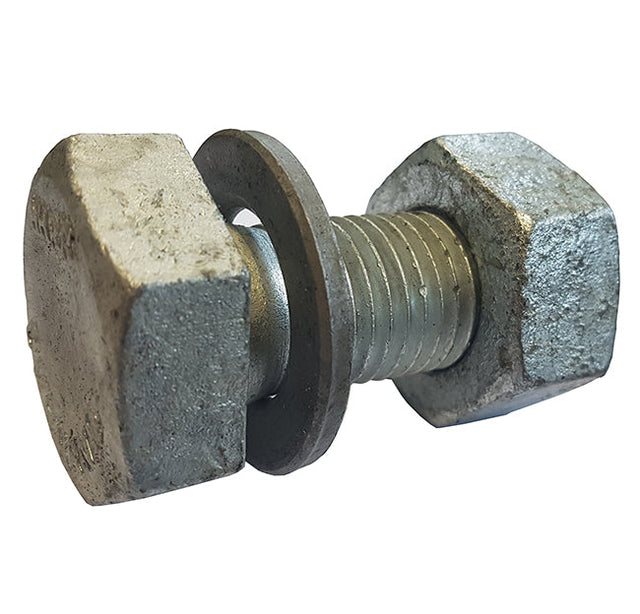 M30 x 90 HSFG High Strength Friction Grip Bolt, Washer & Nut Galvanised. CE Approved