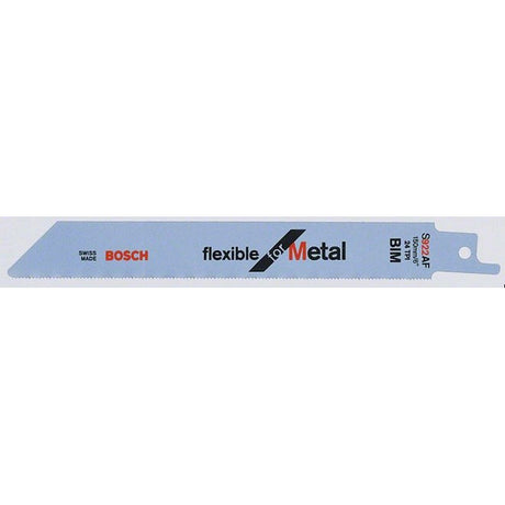 Bosch S922AF 100mm Sabre Saw Blade flexible for metal (Pack of 5) P/No. 2 608 656 013