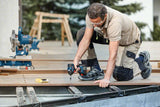 Bosch GSB 18V-55 Combi, GDR 18V-200 Impact Wrench with 2 x 4.0Ah Li-ion Batteries, Charger & L-Boxx