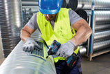 Bosch GSB 18V-55 Combi, GDR 18V-200 Impact Wrench with 2 x 4.0Ah Li-ion Batteries, Charger & L-Boxx